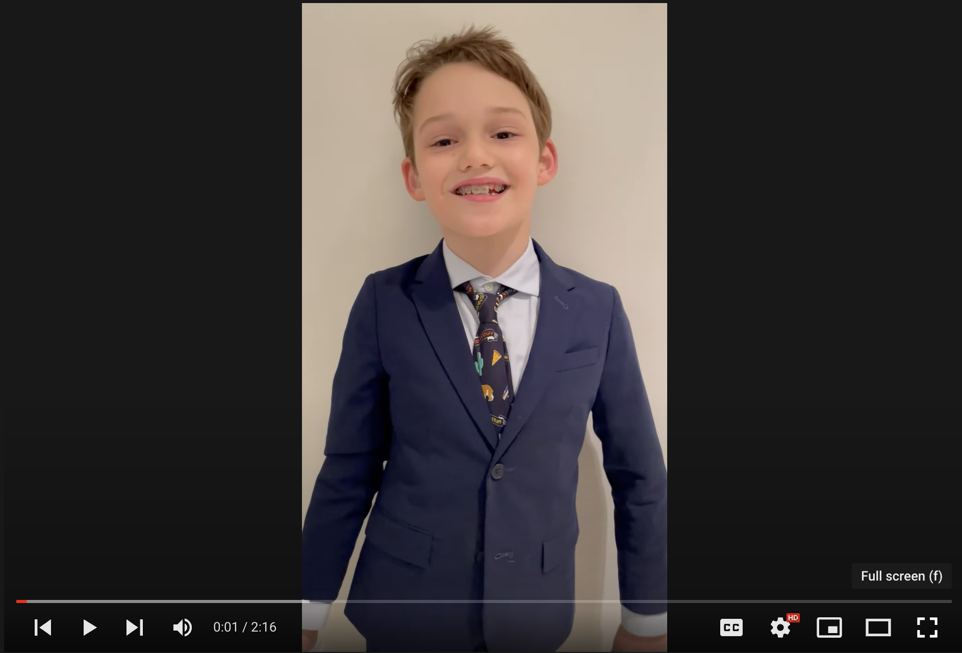 Make Your Speech- Charlie, 9